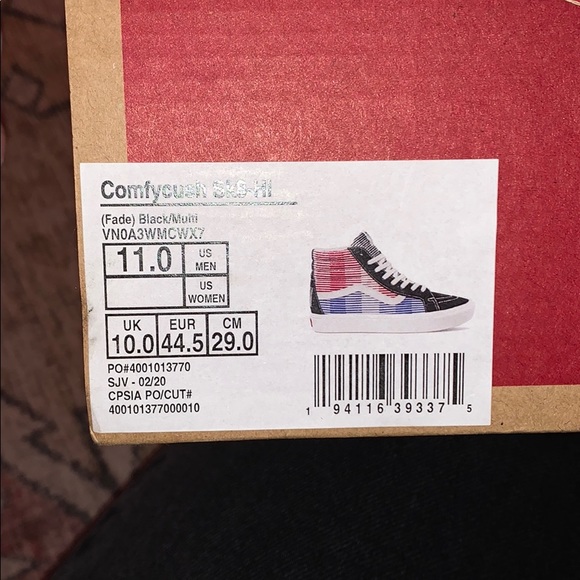 🚫sold on depop🚫 NWT vans comfycush sk8 hi - Picture 5 of 5